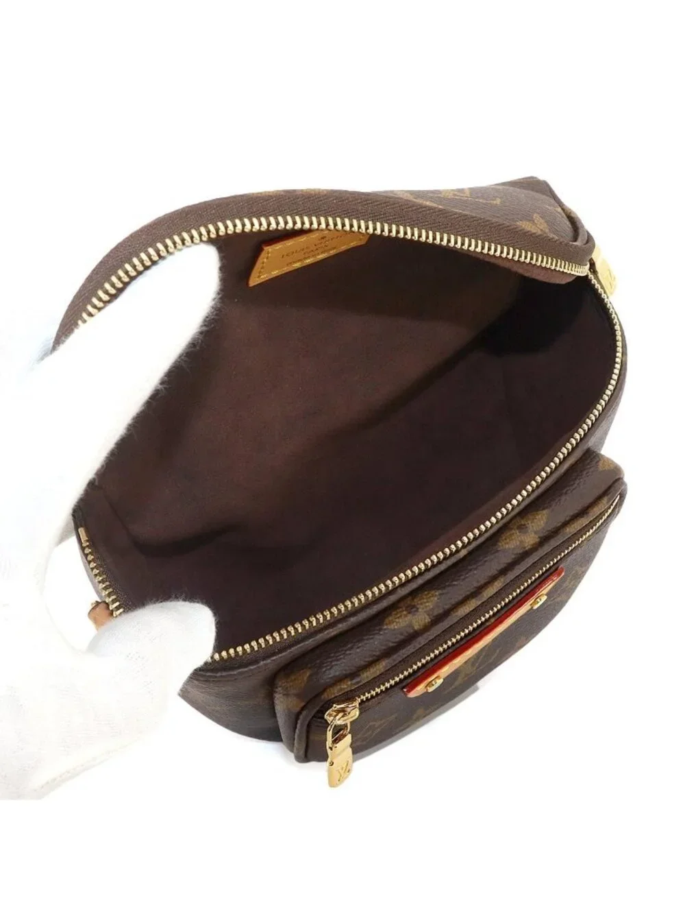 Louis Vuitton Monogram Mini Bumbag 2-Way Bag Brown